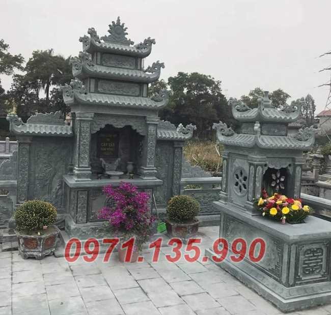 Nam Định Mẫu lăng mộ đá quây đẹp bán tại Nam Định - gia đình dòng họ gia tộc-image-5