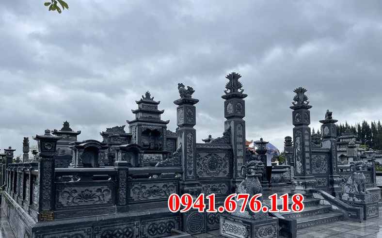 Thái Nguyên Mẫu lăng mộ đá hiện đại đẹp bán tại Thái Nguyên - gia đình dòng họ-image-3