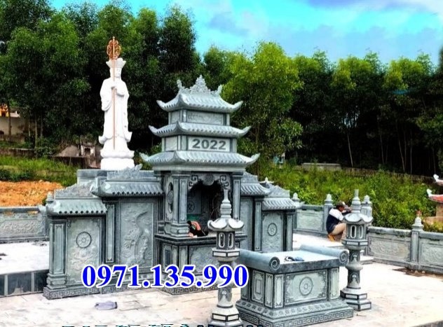 Hải Dương địa chỉ làm mẫu lăng mộ đá đẹp bán tại Hải Dương - gia đình dòng họ gi-image-3