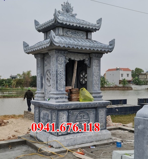 Nam Định Mẫu lăng mộ đá đơn giản đẹp bán tại Nam Định - gia đình dòng họ gia tộc-image-3