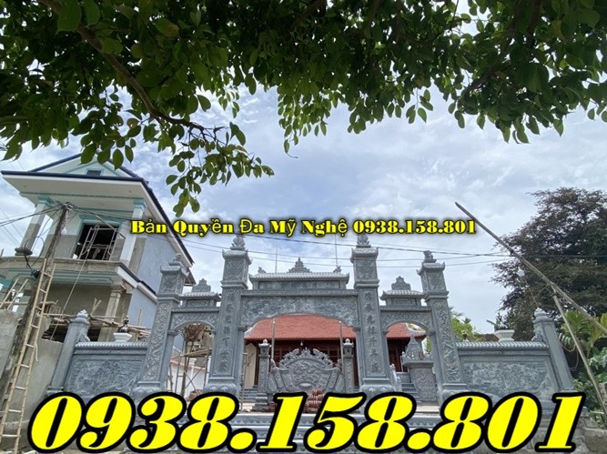 Hồ Chí Minh mẫu cổng nhà mồ gia tộc bằng đá - gia đình, dòng họ, ông bà , cha mẹ-image-2