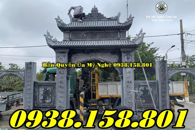 An Giang kích thước cổng đúng phong thủy - cổng nhà chùa, nhà thờ họ-image-5