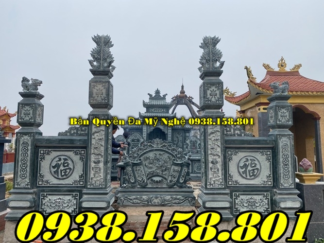 Hồ Chí Minh mẫu cổng nhà mồ gia tộc bằng đá - gia đình, dòng họ, ông bà , cha mẹ-image-3