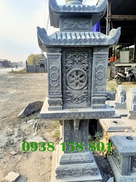 Sóc Trăng làm cây hương đá khu lăng mộ có mái che đẹp - bàn thờ thần linh, vong-image-5
