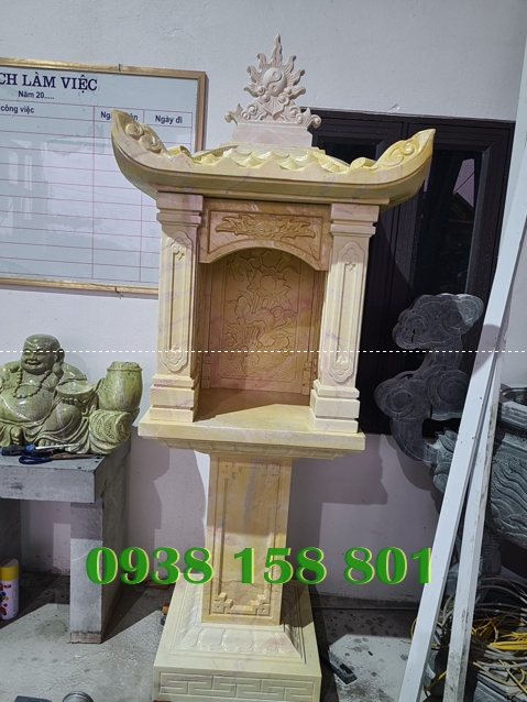 Sóc Trăng làm cây hương đá khu lăng mộ có mái che đẹp - bàn thờ thần linh, vong-image-3