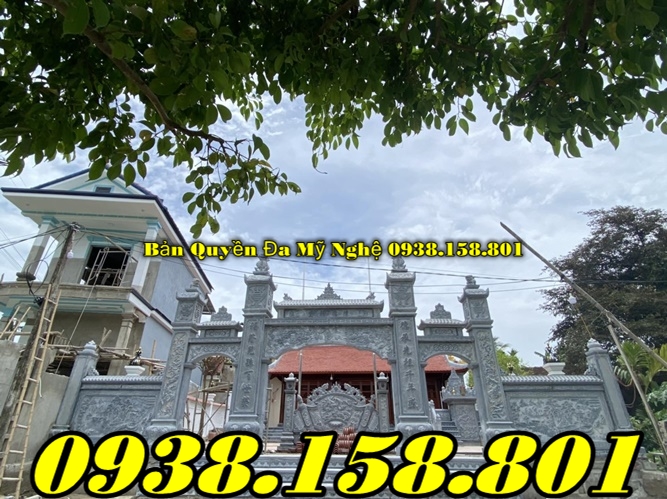 Cần Thơ mẫu cổng nghĩa trang gia tộc đẹp - cổng lăng mộ ông bà-image-3
