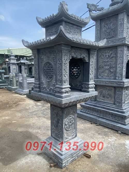Mẫu cây hương đá đẹp tại cao bằng - Mẫu miếu, bàn thờ thiên, am thờ bằng đá đẹp-image-5