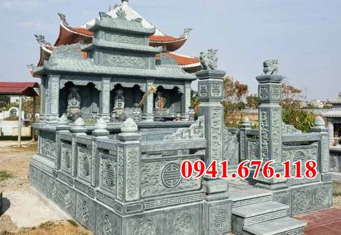 Lào Cai Mẫu lăng mộ đá nguyên khối đẹp bán tại Lào Cai - gia đình dòng họ gia tộ-image-3