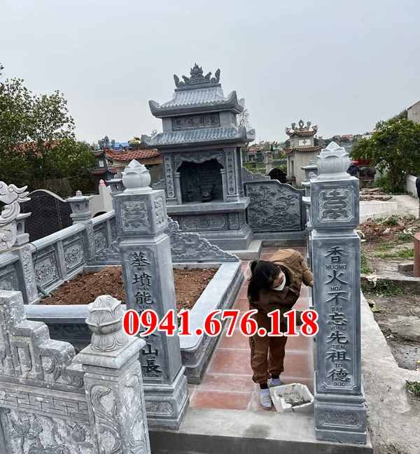 Lào Cai Mẫu chụp lăng mộ đá đẹp bán tại Lào Cai - gia đình dòng họ gia tộc-image-3