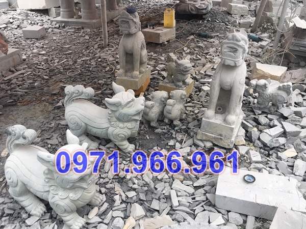 Mẫu tượng nghê bằng đá đẹp bán tại hậu giang - nghê đá nhà thờ canh cổng-image-2