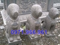 786 Mẫu tượng chó bằng đá đẹp bán tại lào cai - chó đá nhà thờ