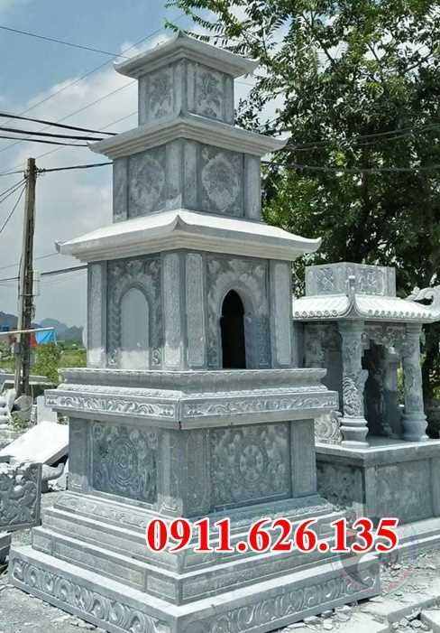 mẫu mộ đá đẹp bán long an – mộ tháp phật giáo để tro cốt-image-5