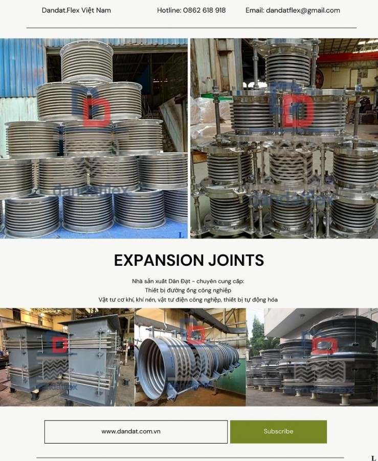 Expansion Joint, Khớp giãn nở inox các loại sản xuất theo yêu cầu-image-5