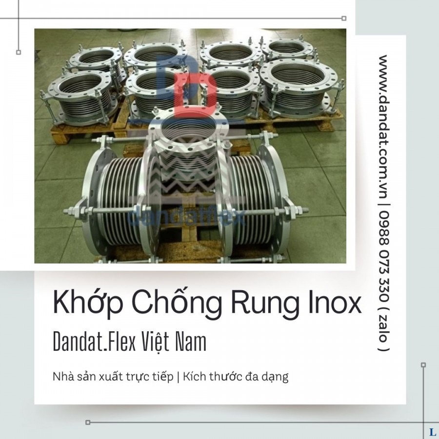 Expansion Joint, Khớp giãn nở inox các loại sản xuất theo yêu cầu-image-3