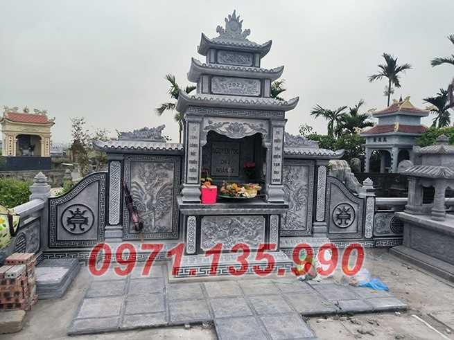 Quảng Bình Mẫu lăng mộ đá nguyên khối đẹp bán tại Quảng Bình - gia đình dòng họ-image-2