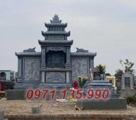 Quảng Bình Mẫu khuôn viên lăng mộ đá xanh rêu đẹp bán tại Quảng Bình - gia đình