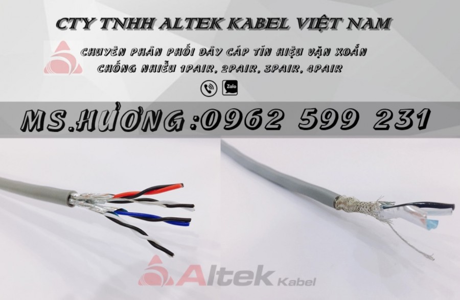 Cáp tín hiệu vặn xoắn 2 lớp chống nhiễu / Cáp Altek kabel-image-5