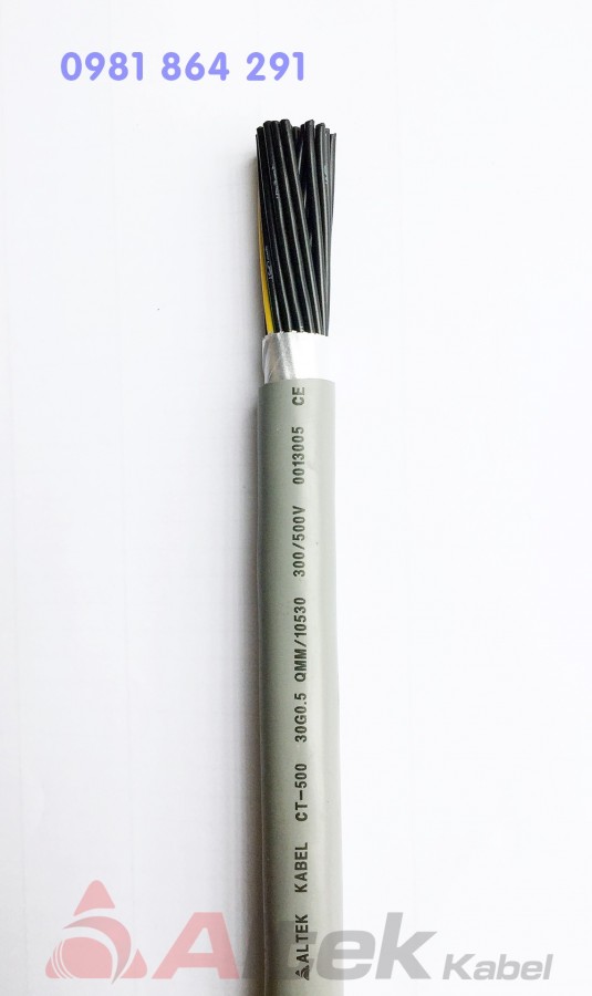 Cáp điều khiển đồng mềm 30x1.0mm2 giá tốt Altek Kabel-image-2