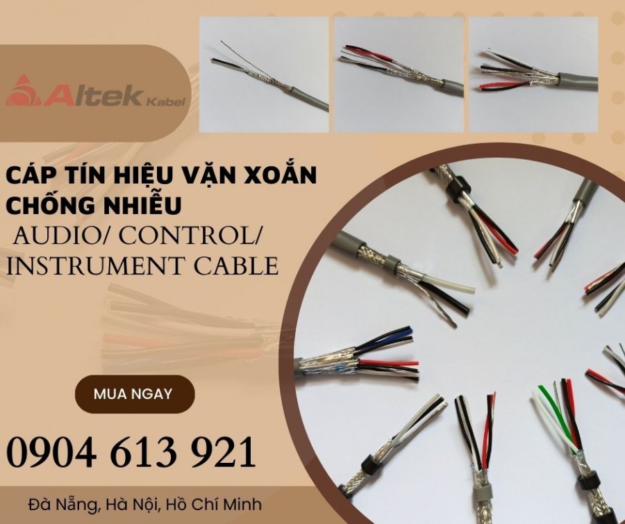 Cáp tín hiệu vặn xoắn âm thanh 1 pair 16awg chống nhiễu-image-5