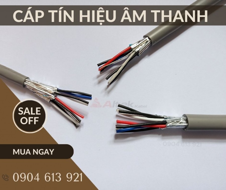 Cáp tín hiệu vặn xoắn âm thanh 1 pair 16awg chống nhiễu-image-3
