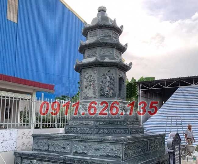 mẫu mộ đá đẹp bán bình dương – mộ tháp phật giáo để tro cốt-image-3
