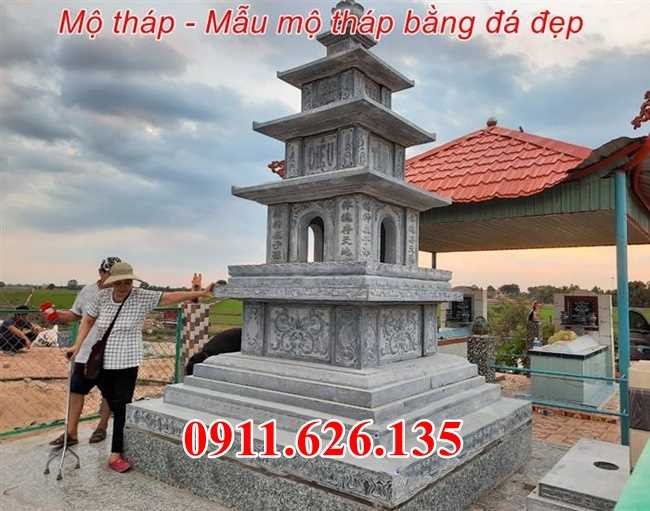 mẫu mộ đá đẹp bán TP hồ chí minh – mộ tháp phật giáo để tro cốt-image-2