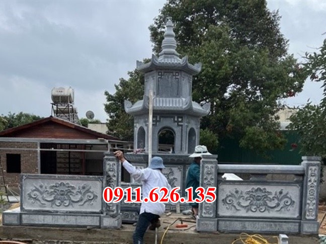 mẫu mộ đá đẹp bán gia lai – mộ tháp phật giáo để tro cốt-image-3