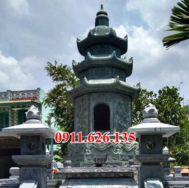mẫu mộ đá đẹp bán gia lai – mộ tháp phật giáo để tro cốt-image-2