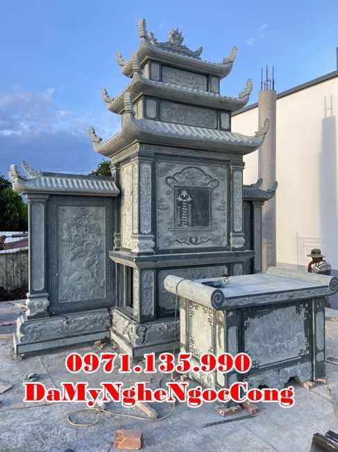Nghệ An Mẫu lăng mộ đá đẹp bán tại Nghệ An - gia đình dòng họ-image-5