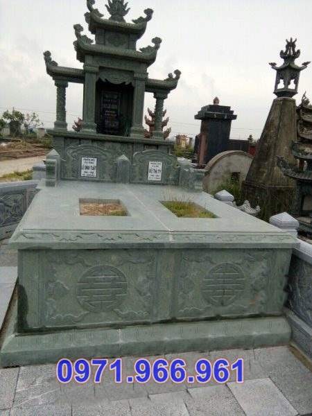 Mẫu mộ tam cấp bằng đá đẹp bán tại lai châu - ông bà bố mẹ-image-5