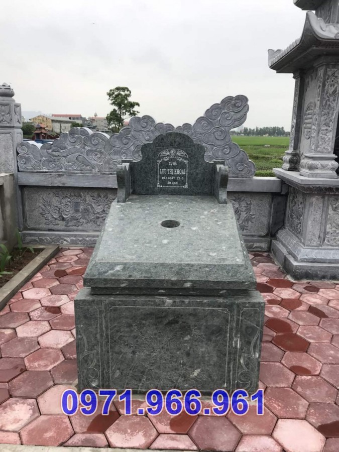 Mẫu mộ tam cấp bằng đá đẹp bán tại lai châu - ông bà bố mẹ-image-2