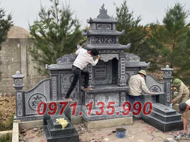Thanh Hoá Mẫu lăng mộ đá gia đình đẹp bán tại Thanh Hoá - gia đình dòng họ-image-3