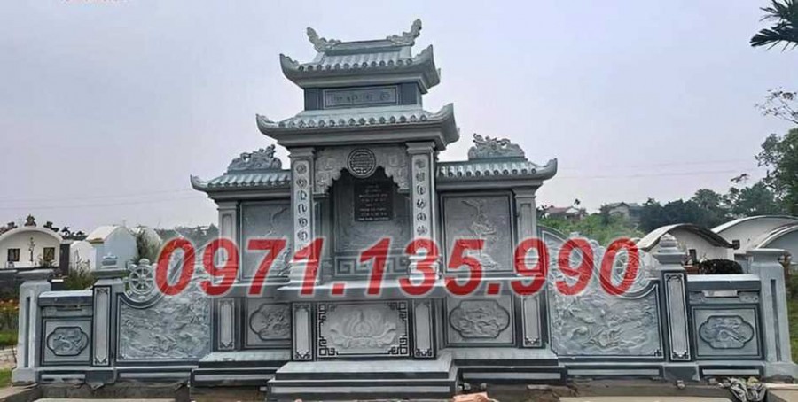 Quảng Nam Mẫu lăng mộ đá bố mẹ đẹp bán tại Quảng Nam - gia đình dòng họ-image-5
