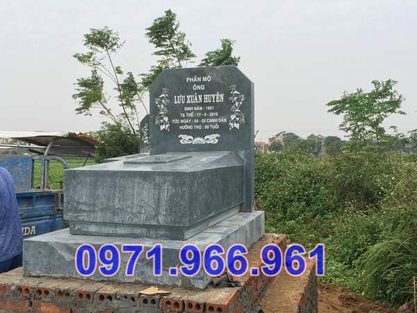 Mẫu mộ tam cấp bằng đá đẹp bán tại quảng trị - mộ đá tự nhiên 243-image-3