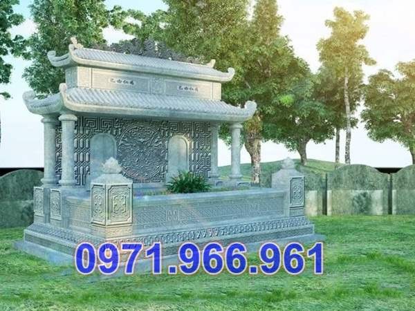 Mẫu mộ tam cấp bằng đá đẹp bán tại quảng nam - ông bà bố mẹ 3421-image-2