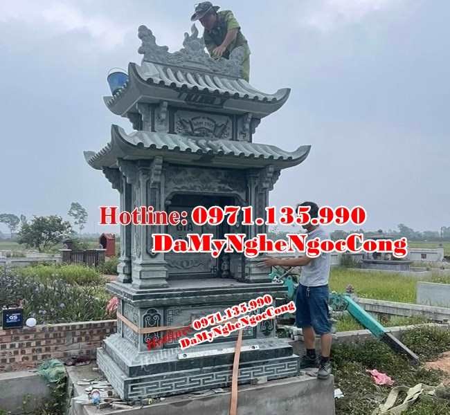 Nghệ An Mẫu lăng mộ đá đẹp bán tại Nghệ An - gia đình dòng họ-image-2
