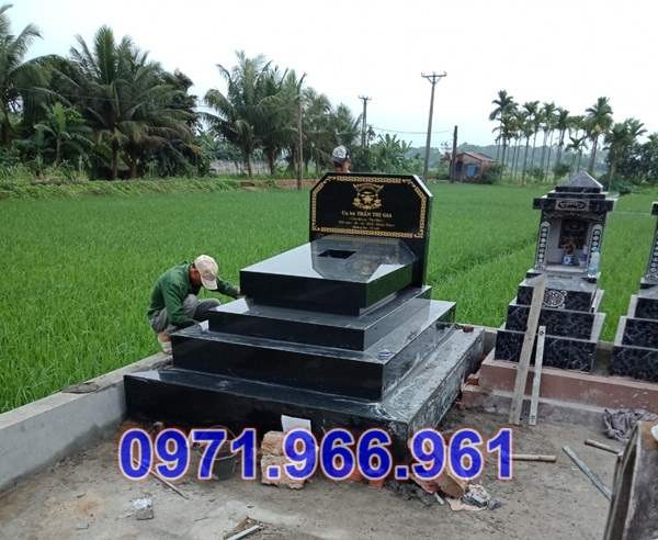 Mẫu mộ tam cấp bằng đá đẹp bán tại quảng trị - mộ đá tự nhiên 243-image-2
