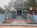 Thanh Hoá Mẫu khuôn viên lăng mộ đá xanh rêu đẹp bán tại Thanh Hoá - gia đình dò