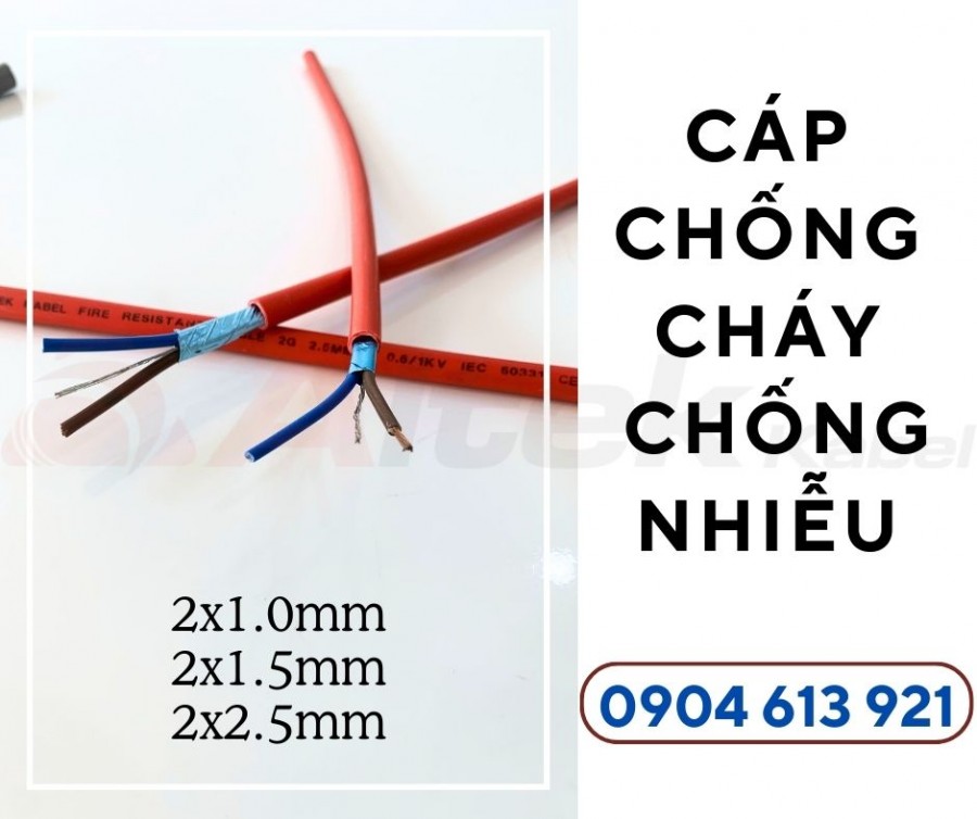 Cáp điều khiển chống cháy chống nhiễu 2x1.5mm Altek Kabel-image-5, Phân Phối Dây Cáp