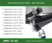 Ống ruột gà lõi thép bọc nhựa phi 3/8 (ID 13 - OD 16)