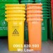 Thùng rác công cộng - thùng rác nhựa HDPE 120L 240L 660L giá rẻ 0963839593