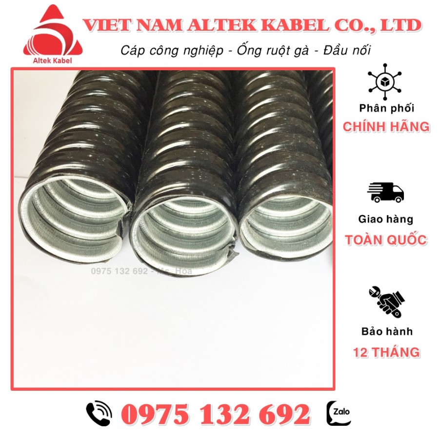 Ống kẽm đàn hồi phi 31, 38, 51 ống sun luồn dây điện-image-2