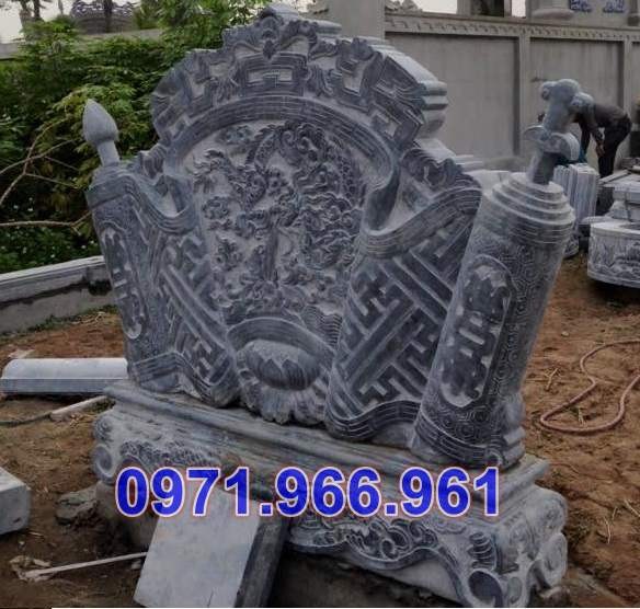 Mẫu cuốn thư bằng đá đẹp bán tại hà tĩnh - bình phong nhà thờ 763-image-2