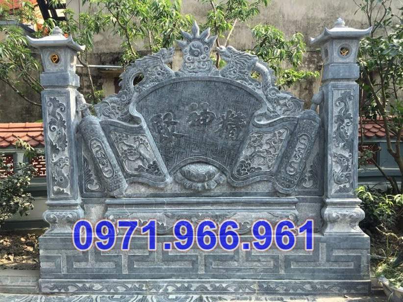Mẫu cuốn thư bằng đá đẹp bán tại hà tĩnh - bình phong nhà thờ 763-image-3