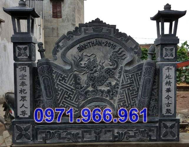 Mẫu cuốn thư bằng đá đẹp bán tại hà tĩnh - bình phong nhà thờ 763-image-5