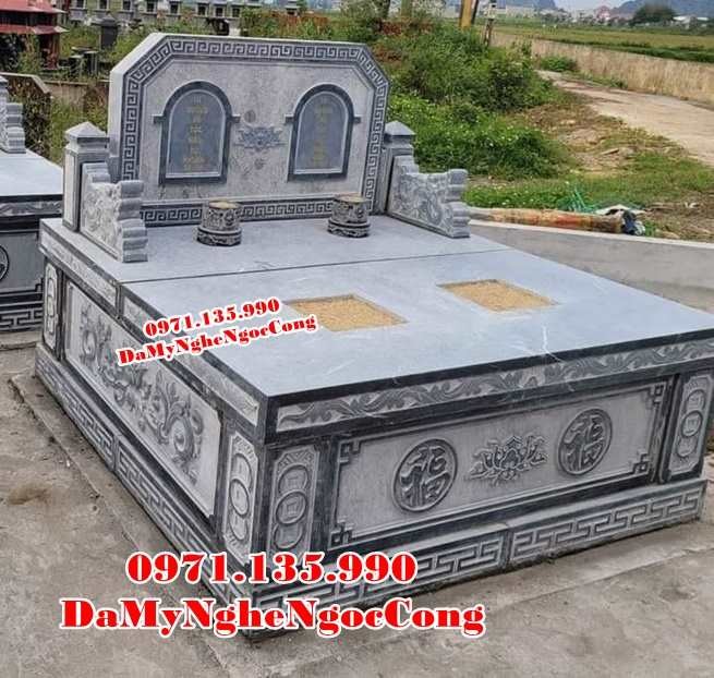 Sóc Trăng Bán mẫu mộ đá thờ cốt không mái đẹp tại Sóc Trăng - để hũ tro cốt-image-2