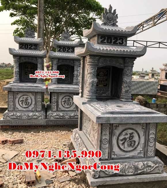 Sóc Trăng Bán mẫu mộ đá thờ cốt không mái đẹp tại Sóc Trăng - để hũ tro cốt-image-5