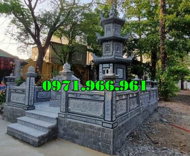 414 – mẫu mộ tháp đá đẹp bán an giang - tro cốt phật giáo-image-2