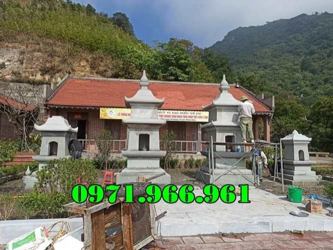 407 – mẫu mộ tháp đá đẹp bán kiên giang - tro cốt phật giáo-image-2