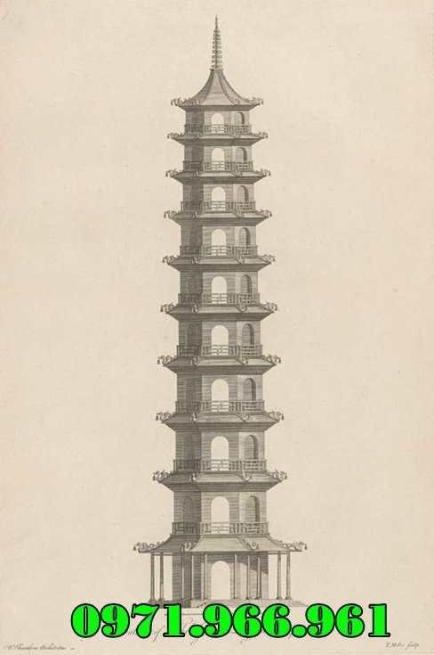 406 – mẫu mộ tháp đá đẹp bán long an - tro cốt phật giáo-image-5